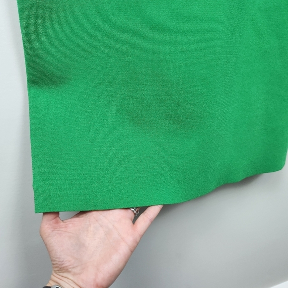 Aritzia Babaton Emerald Green Lariat Body Con Dress Thin Strap Stretchy Size L - Picture 5 of 15